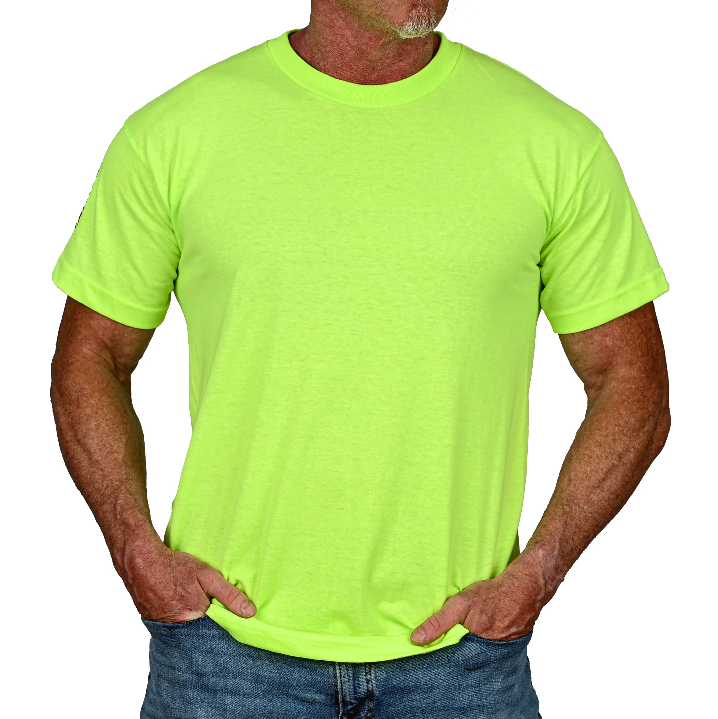 H HYFOL Men's USA Flag Graphic T-Shirt - 100% Cotton Patriotic Tee, Short Sleeve Crewneck (Army Green, X-Large)