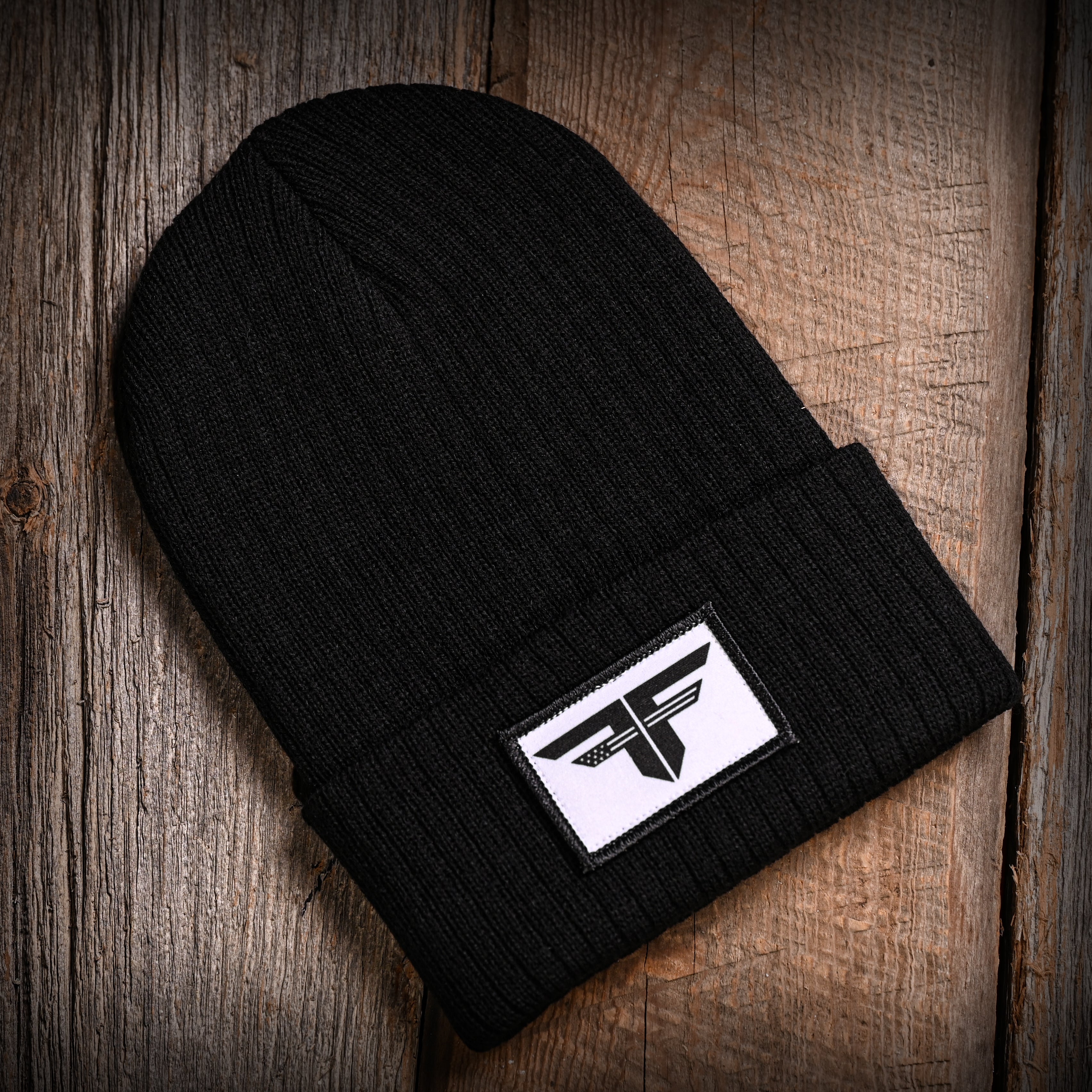 Freedom Fatigues Cuffed Beanie (Jet Black)