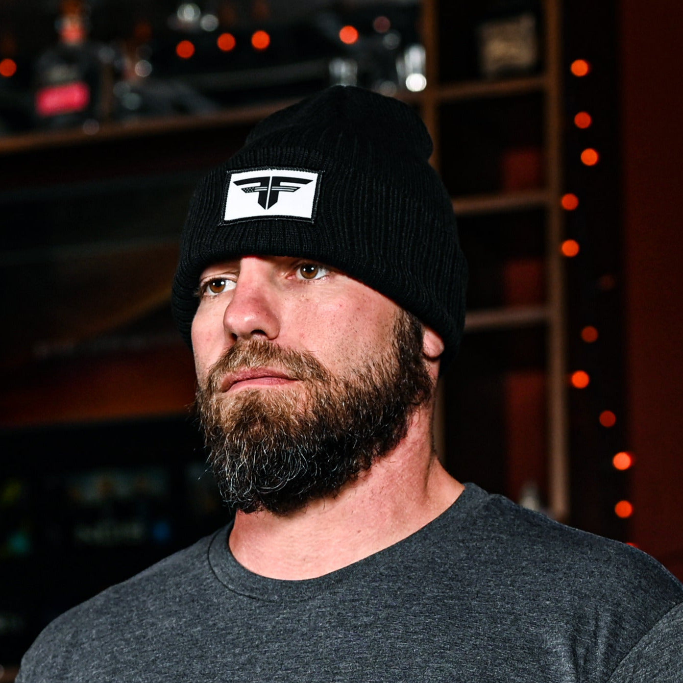 Freedom Fatigues Cuffed Beanie (Jet Black)