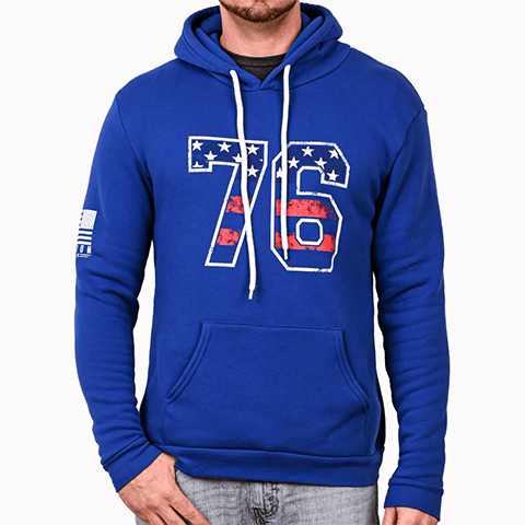 ‘76 Stars & Stripes Men’s Patriotic Sweatshirts