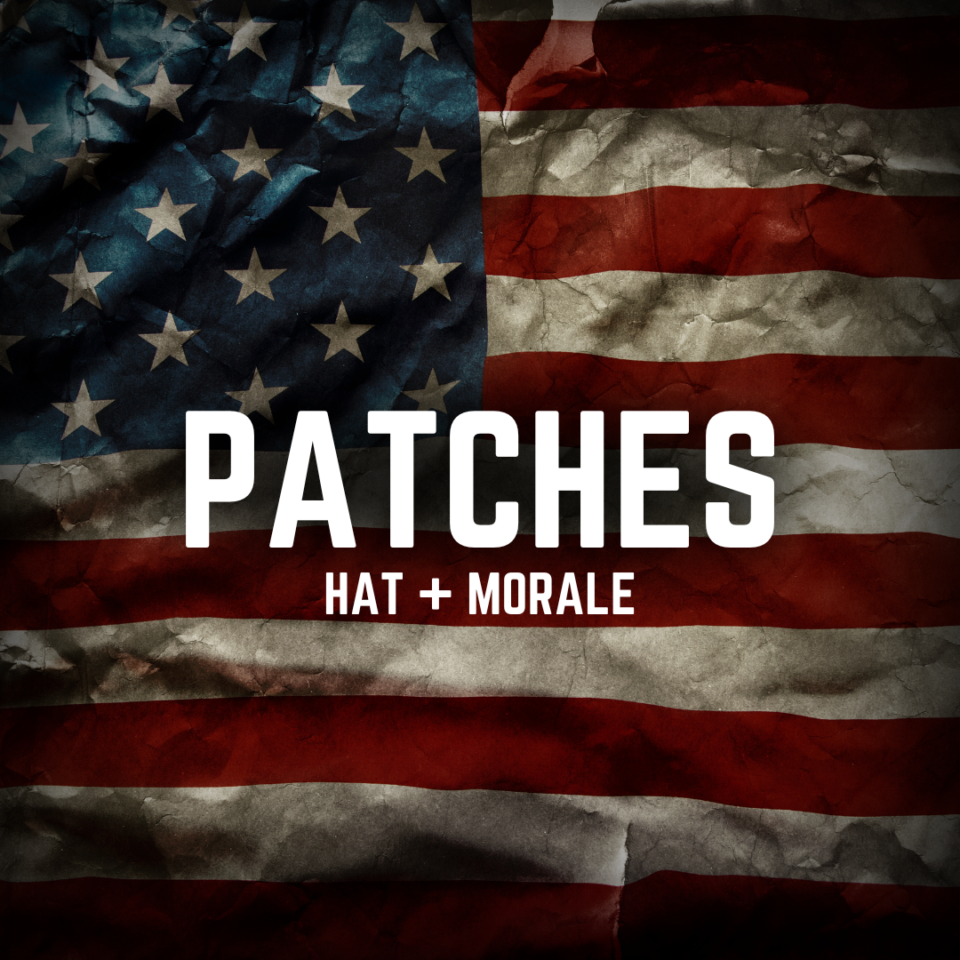 Patriotic Velcro Hat Patches | Tactical & Morale Patches Made in USA ...