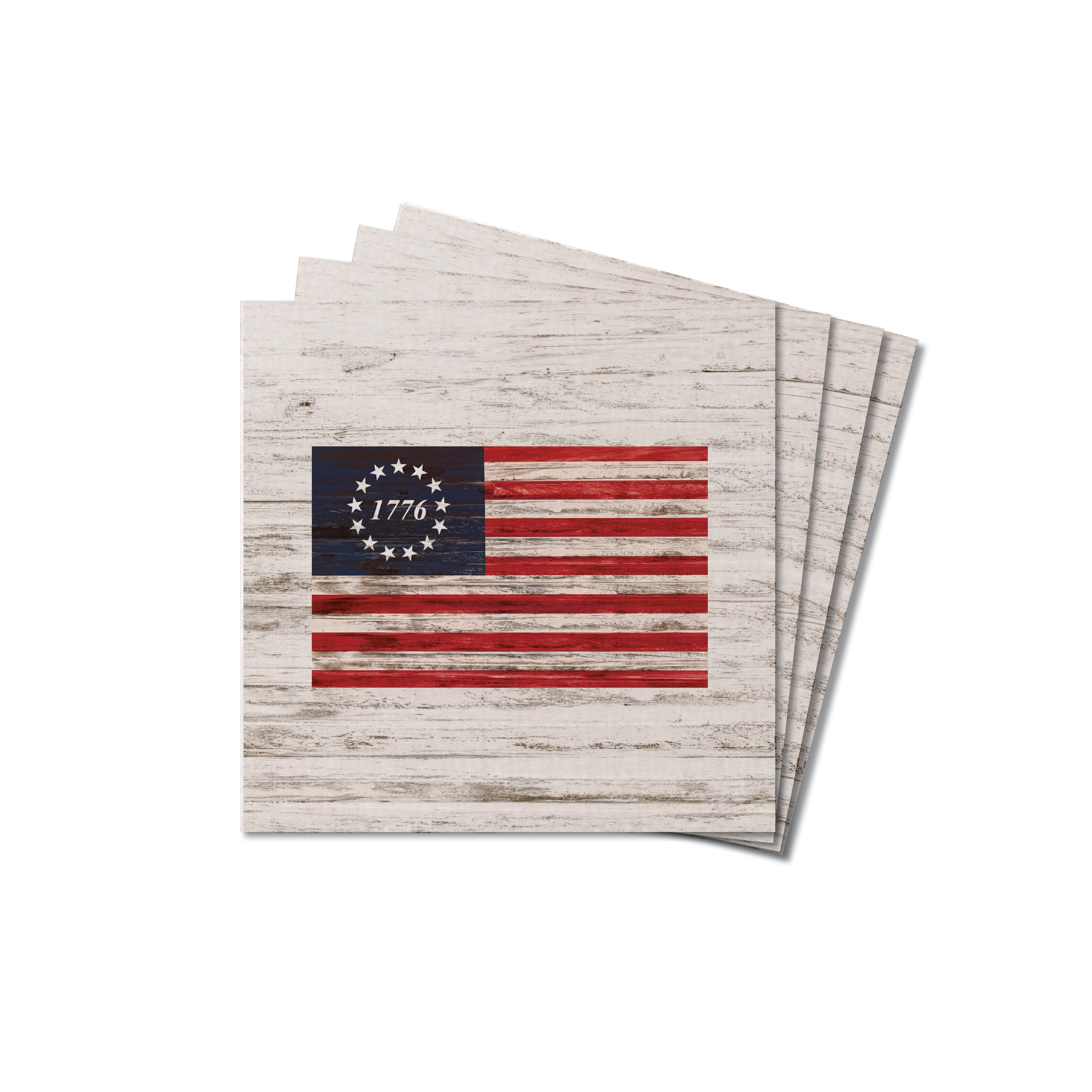 1776 Flag Coaster Set