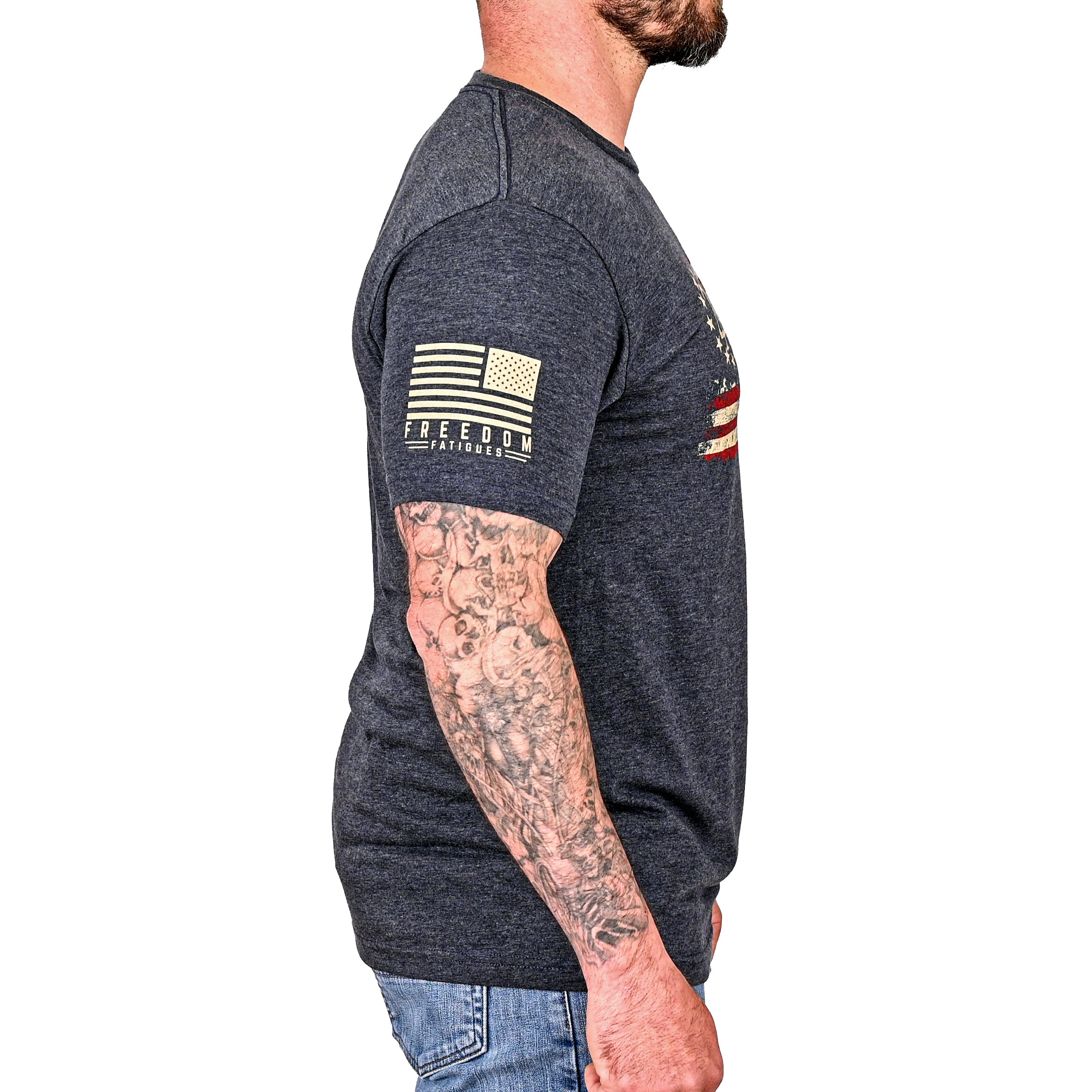 Buy 2A Betsy Ross Flag Patriotic T-Shirt - Freedom Fatigues