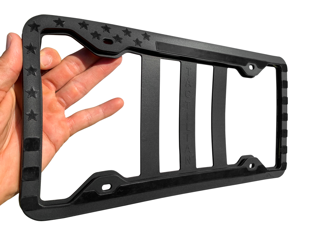 Silicone American Flag License Plate Frame