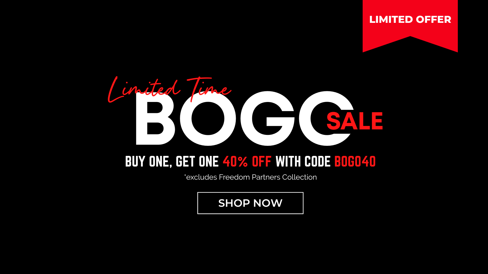 Buy One, Get One 40% Off