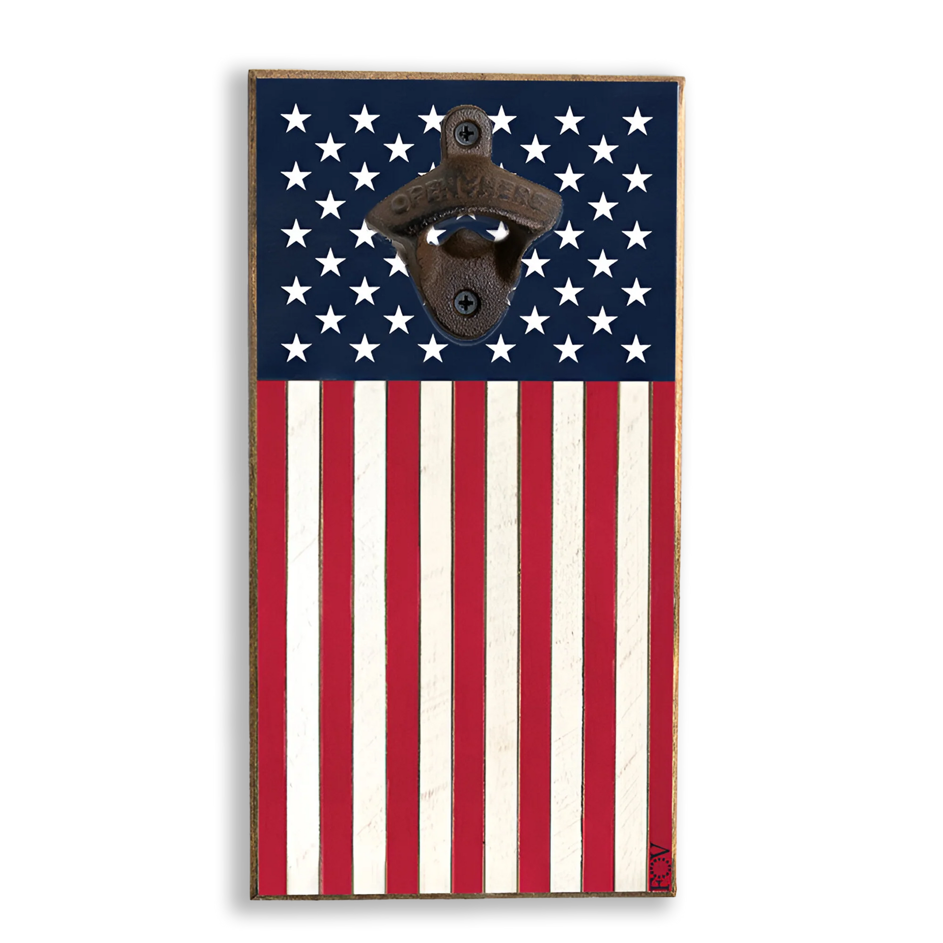 American Flag Bottle Opener