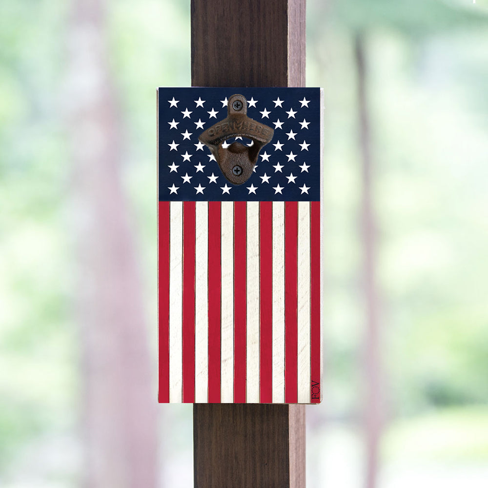 American Flag Bottle Opener - Flags of Valor