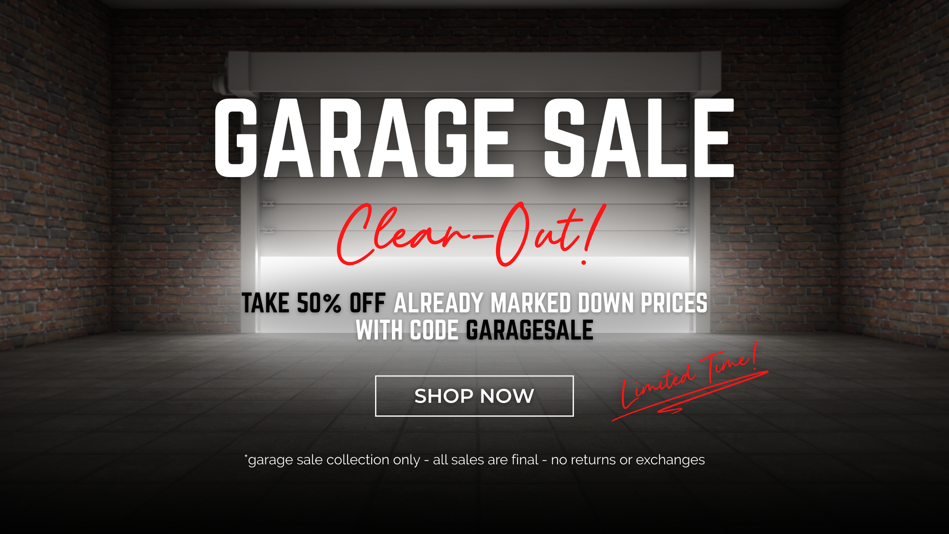 Garage Sale Clearance Event