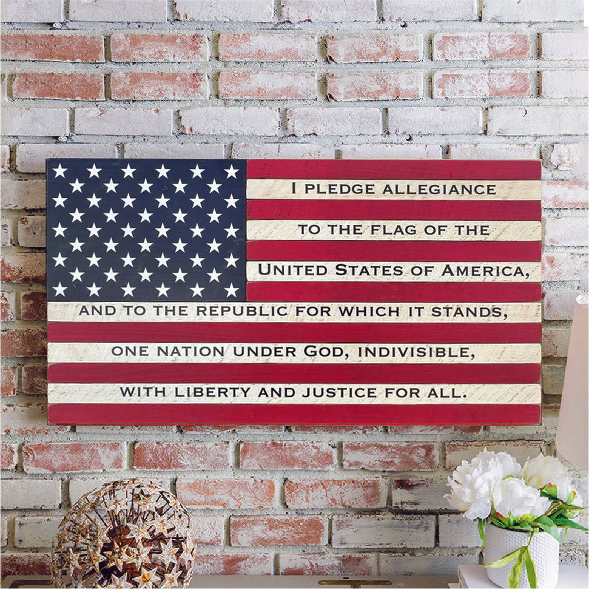 Pledge of Allegiance American Flag
