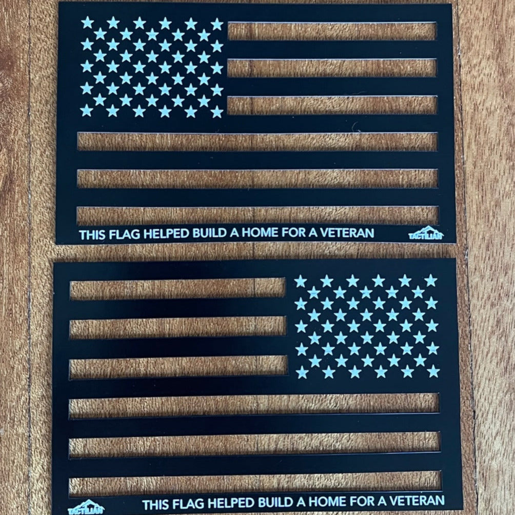 Limited Edition Veterans Flag Set