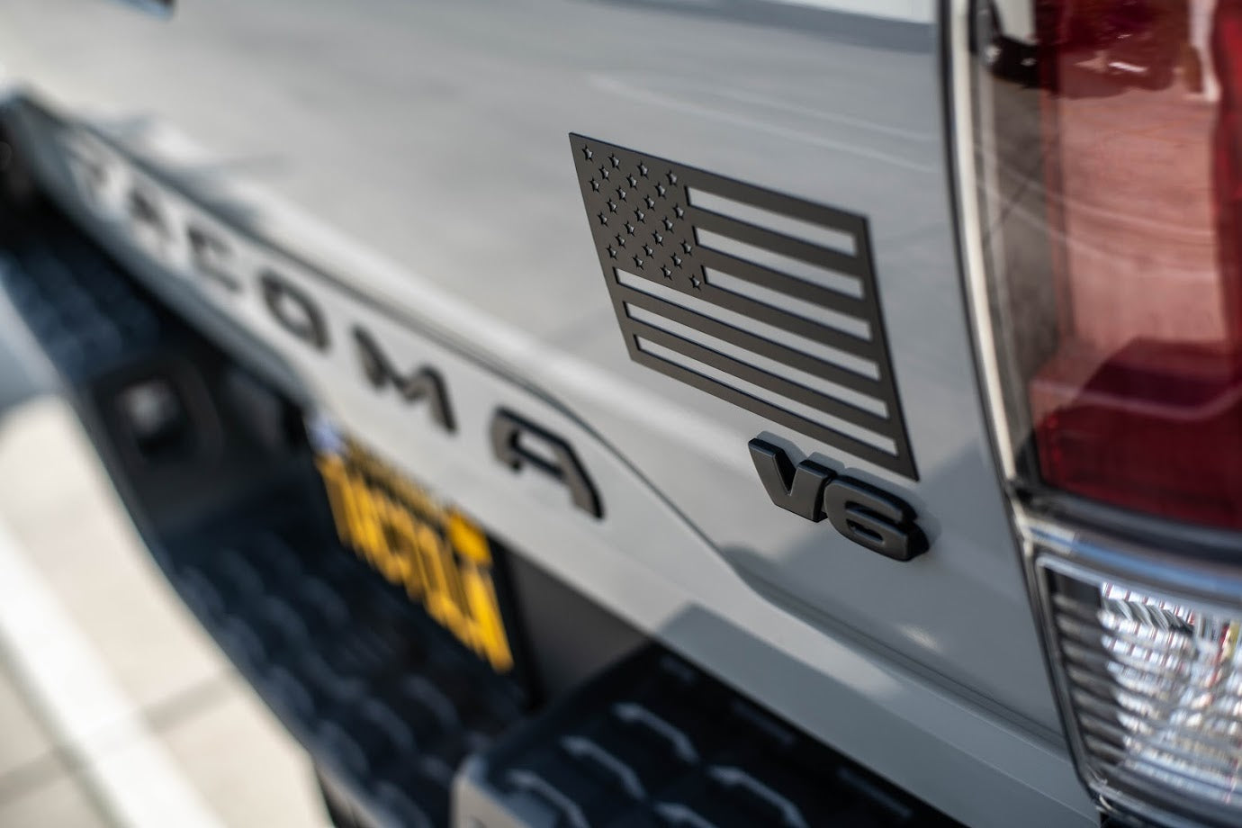Black American Flag Vehicle Magnets
