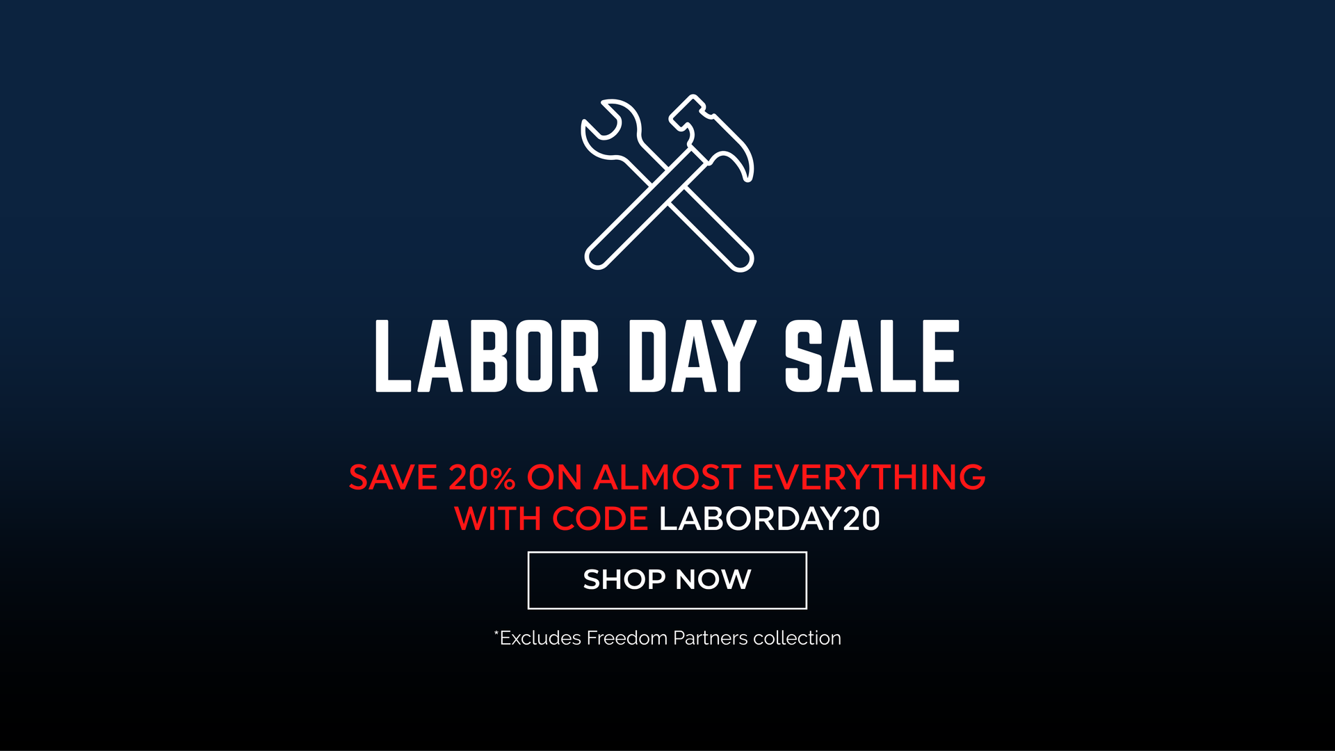 Labor Day Sale - Save 20%
