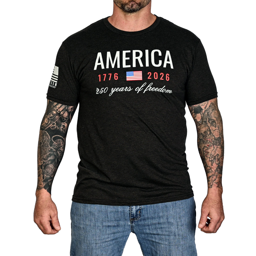 Men's 250 Years of Freedom Patriotic T-Shirt
