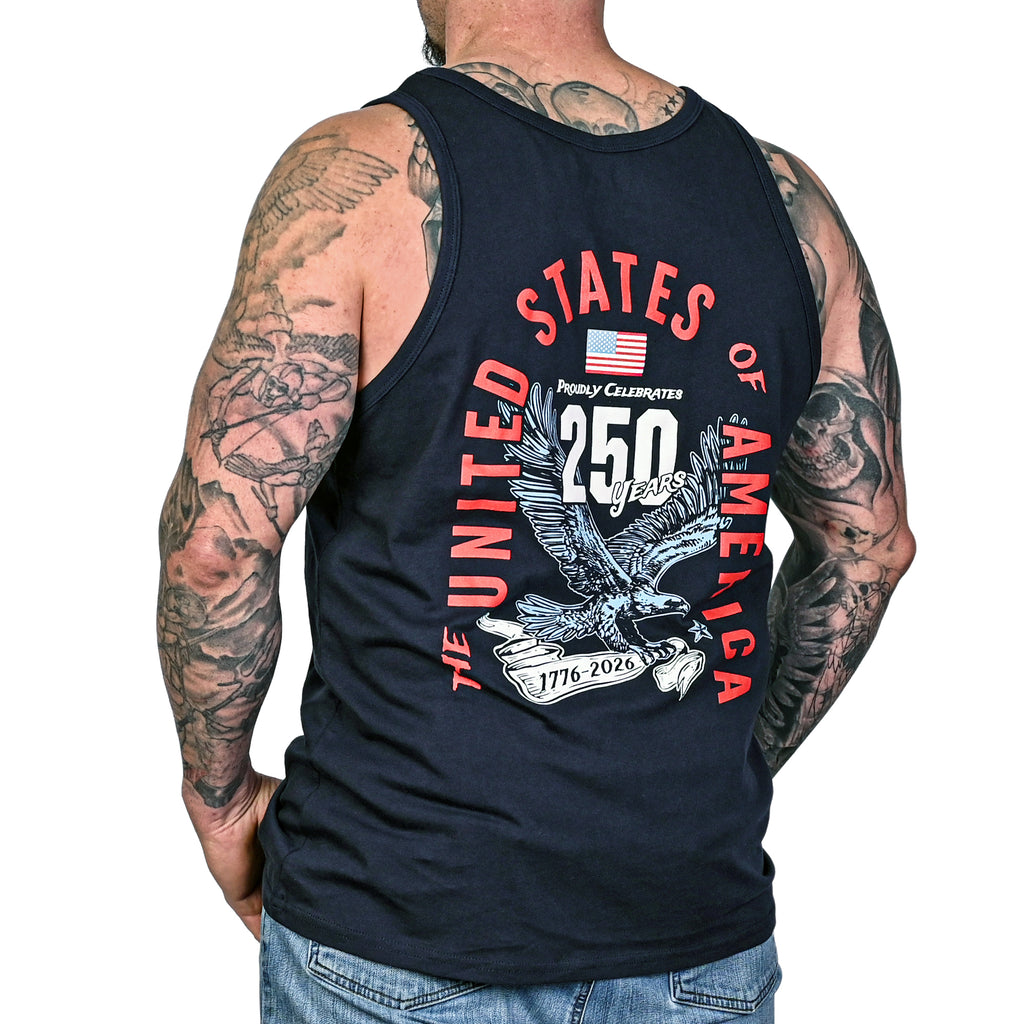 Men's America 250th Anniversary Patriotic Tank Top
