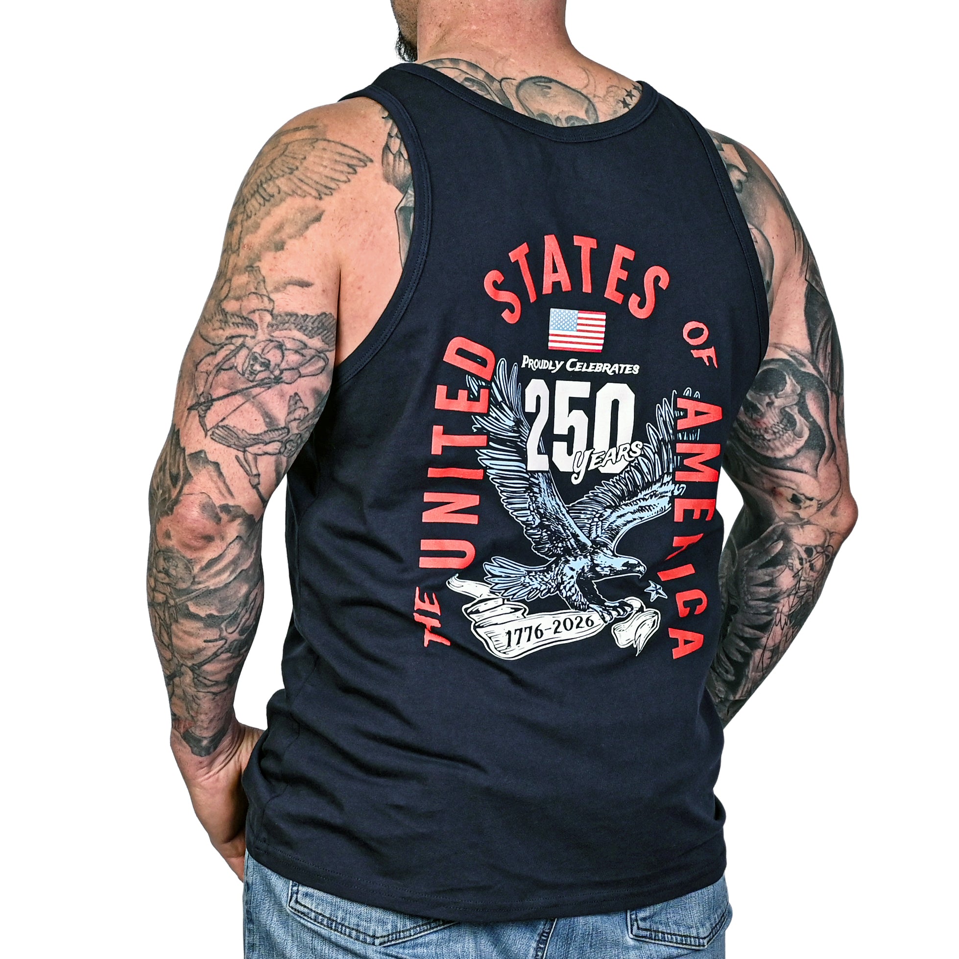 Men's America 250th Anniversary Patriotic Tank Top