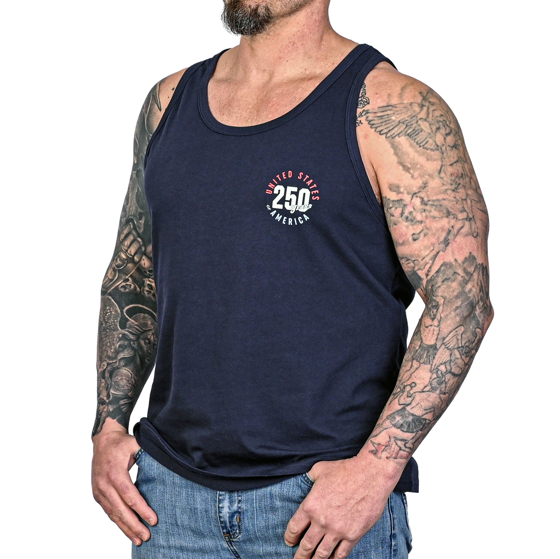 Men's America 250th Anniversary Patriotic Tank Top