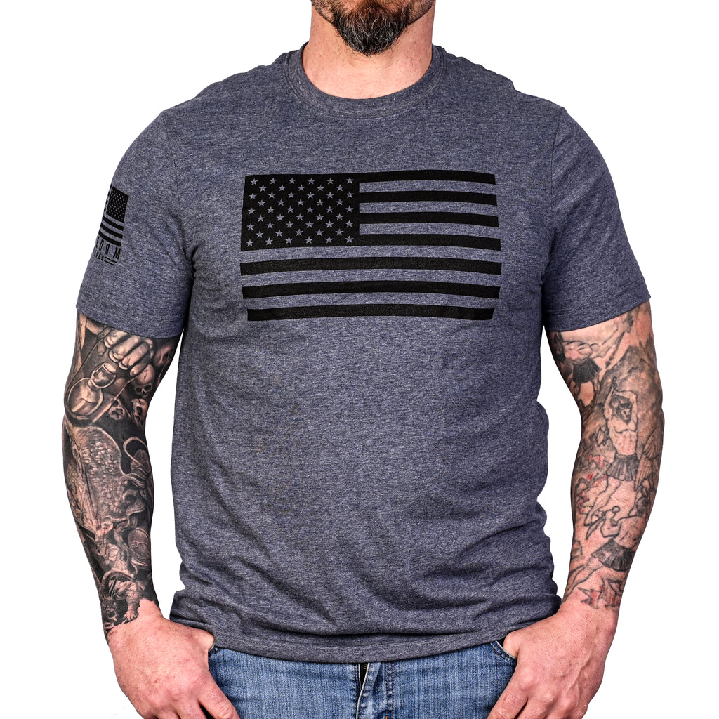 Men's Classic American Flag Patriotic T-Shirt