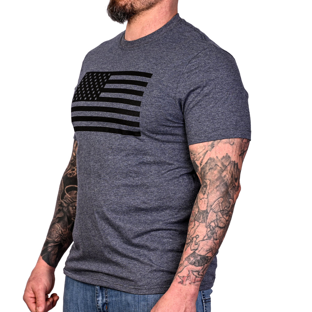 Men's Classic American Flag Patriotic T-Shirt