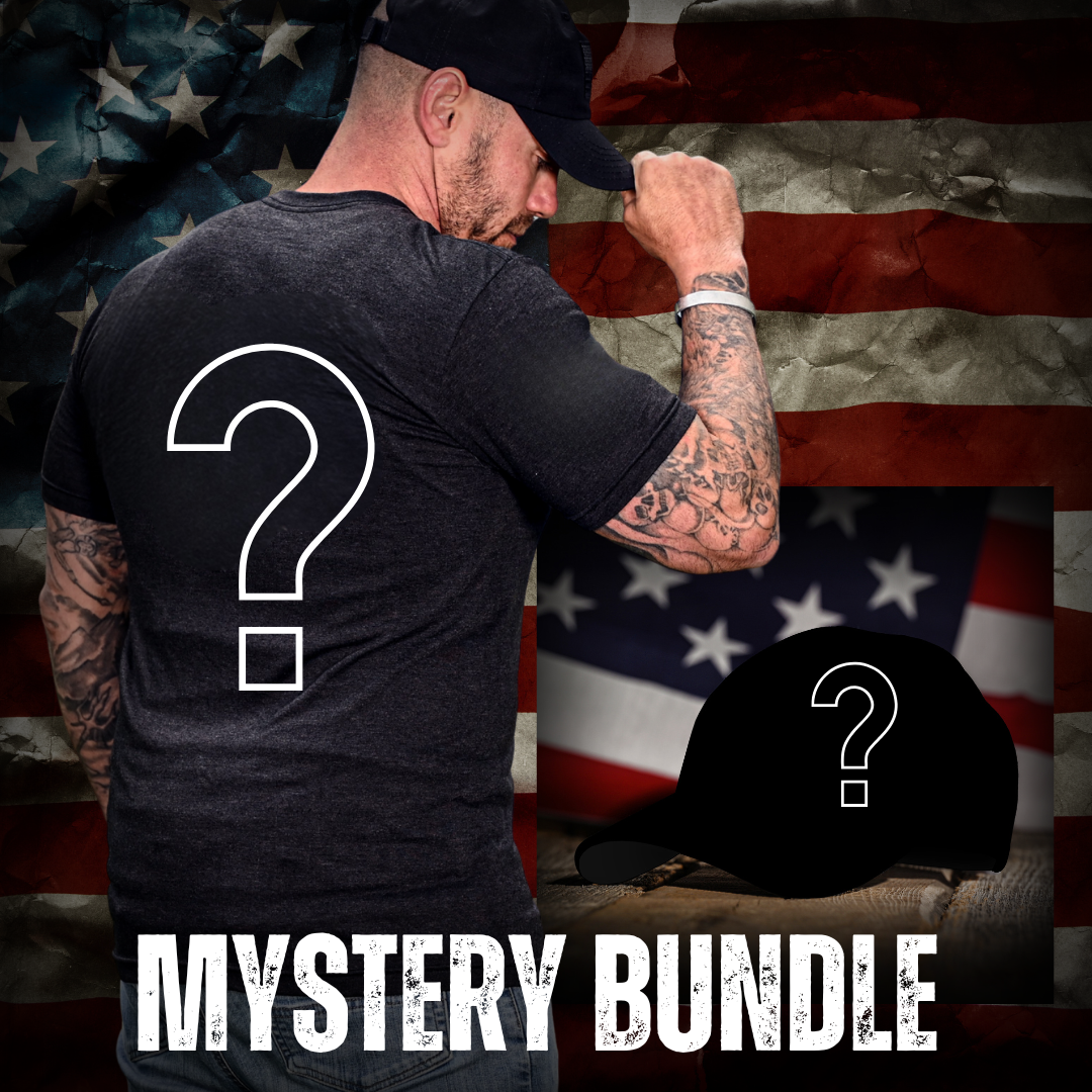 Mystery Patriotic T-shirt + Hat Bundle