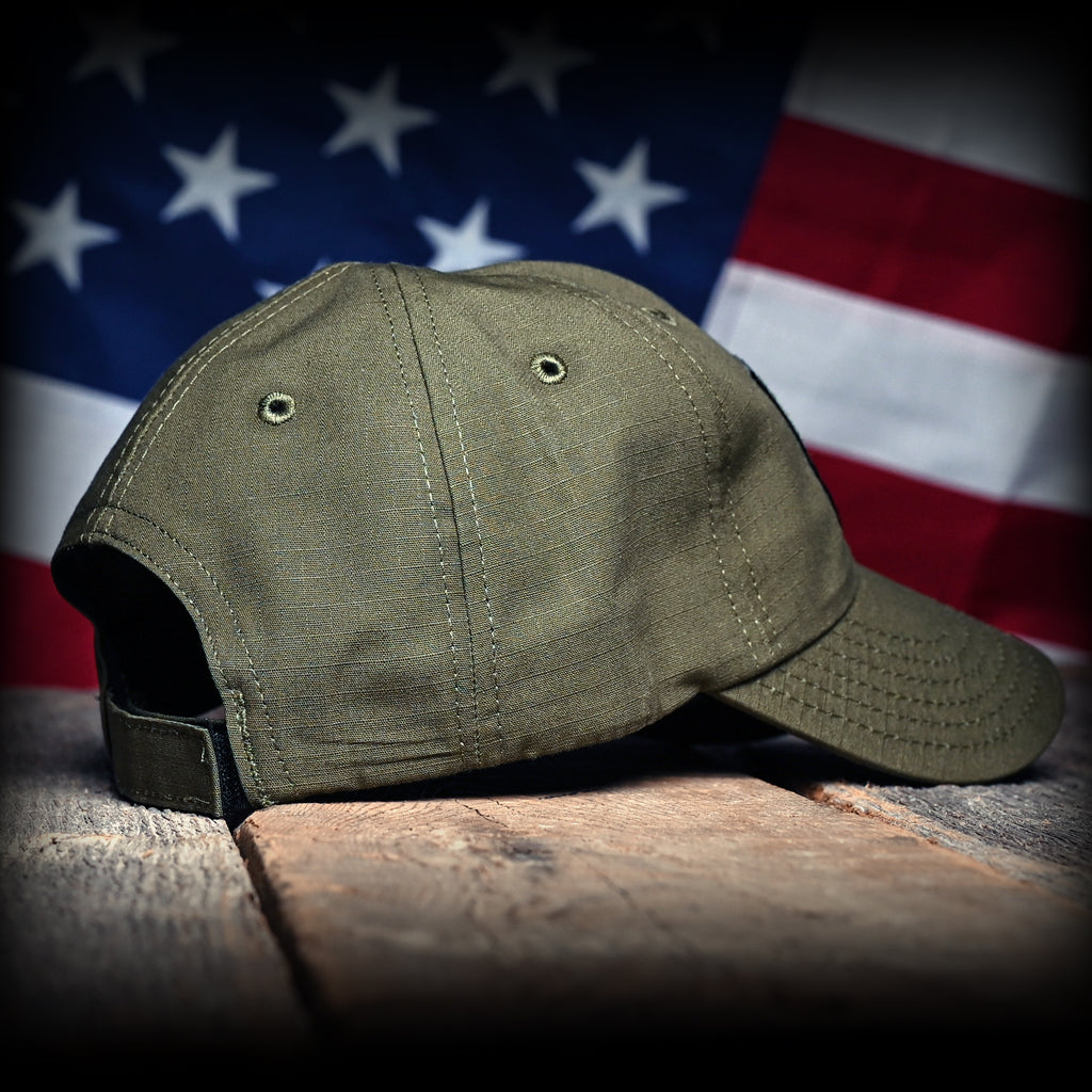OD Green Ripstop Full Fabric American Flag Range Hat