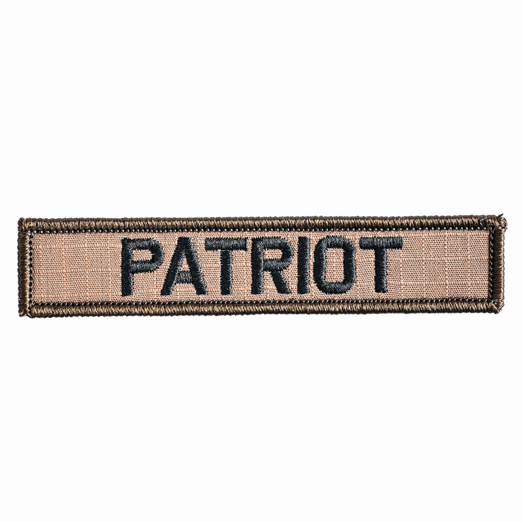 American Made 1x5 "Patriot" Velcro Patch