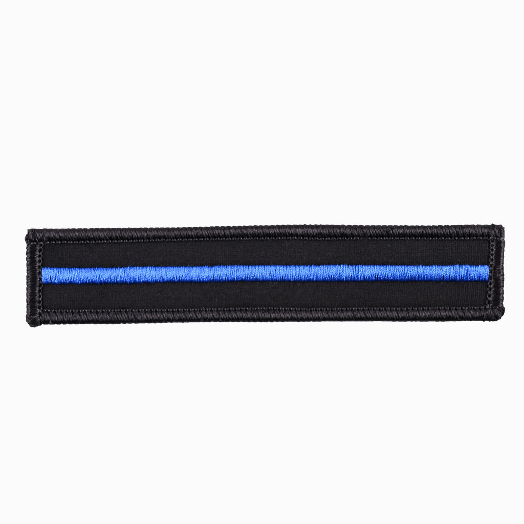 Fatigue Patch Thin Blue Line 1x5 Velcro Patch | Freedom Fatigues