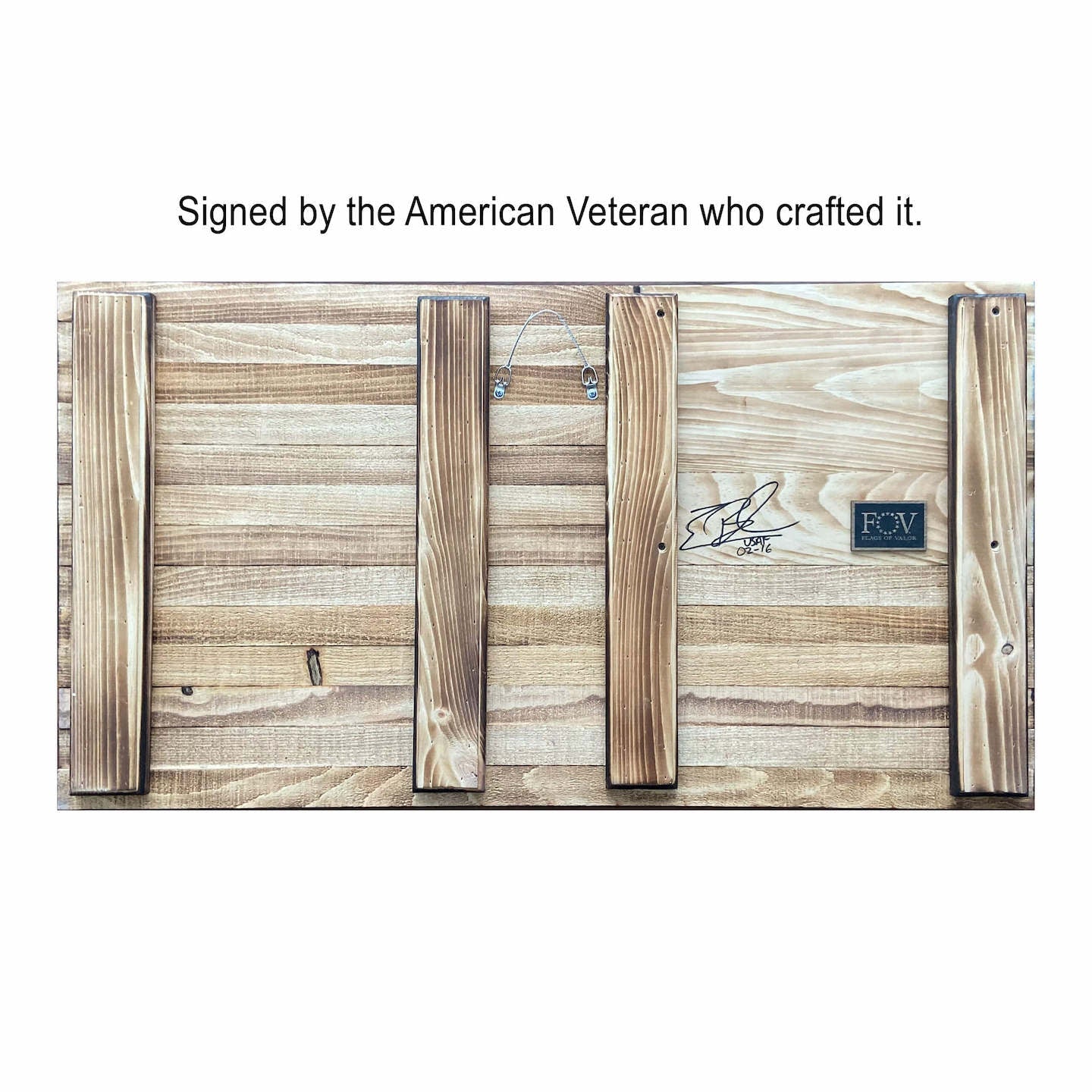 Challenge Coin Holder Flag - Flags of Valor