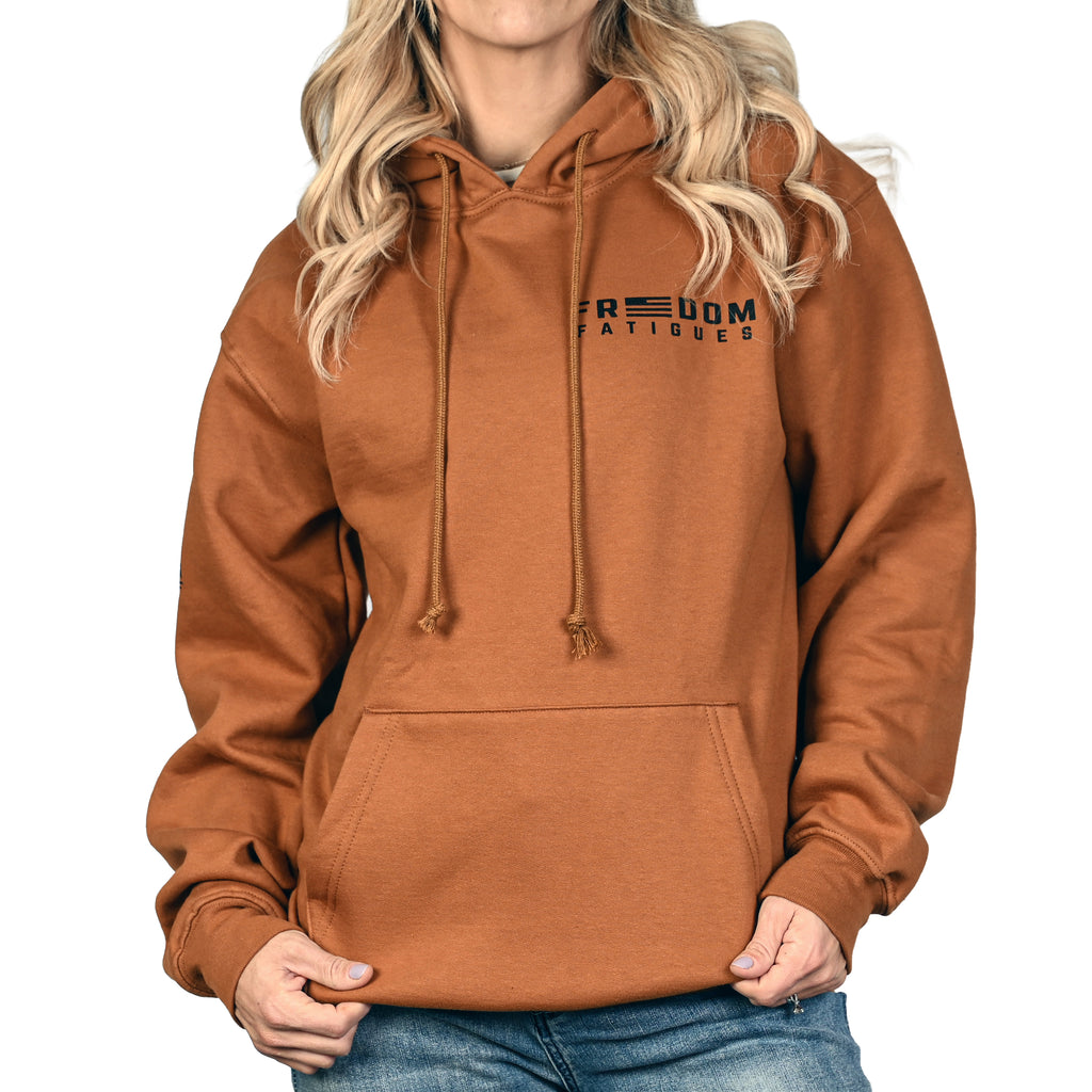 Women's Heavyweight Oversized American Flag Patriotic Hoodie