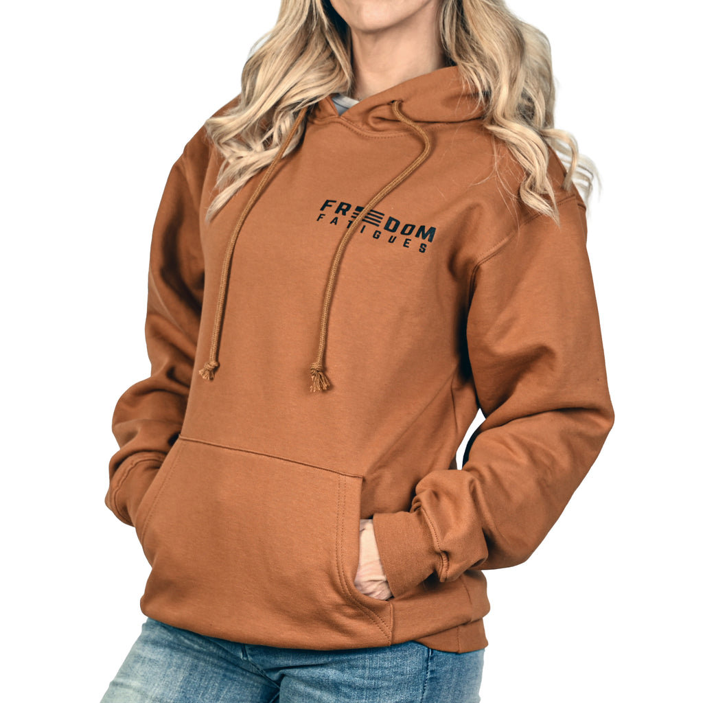 Women's Heavyweight Oversized American Flag Patriotic Hoodie