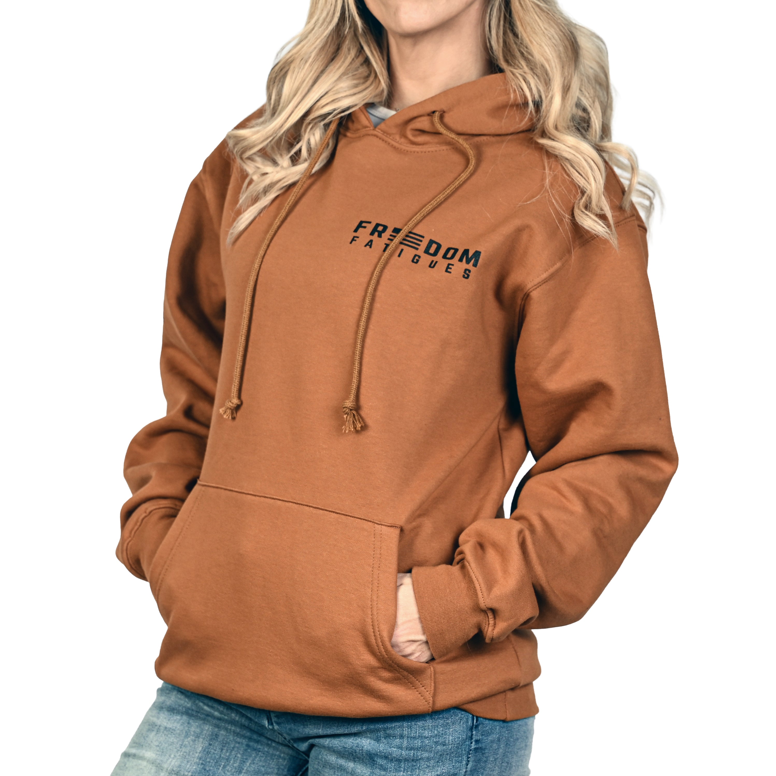 Women's Heavyweight Oversized American Flag Patriotic Hoodie