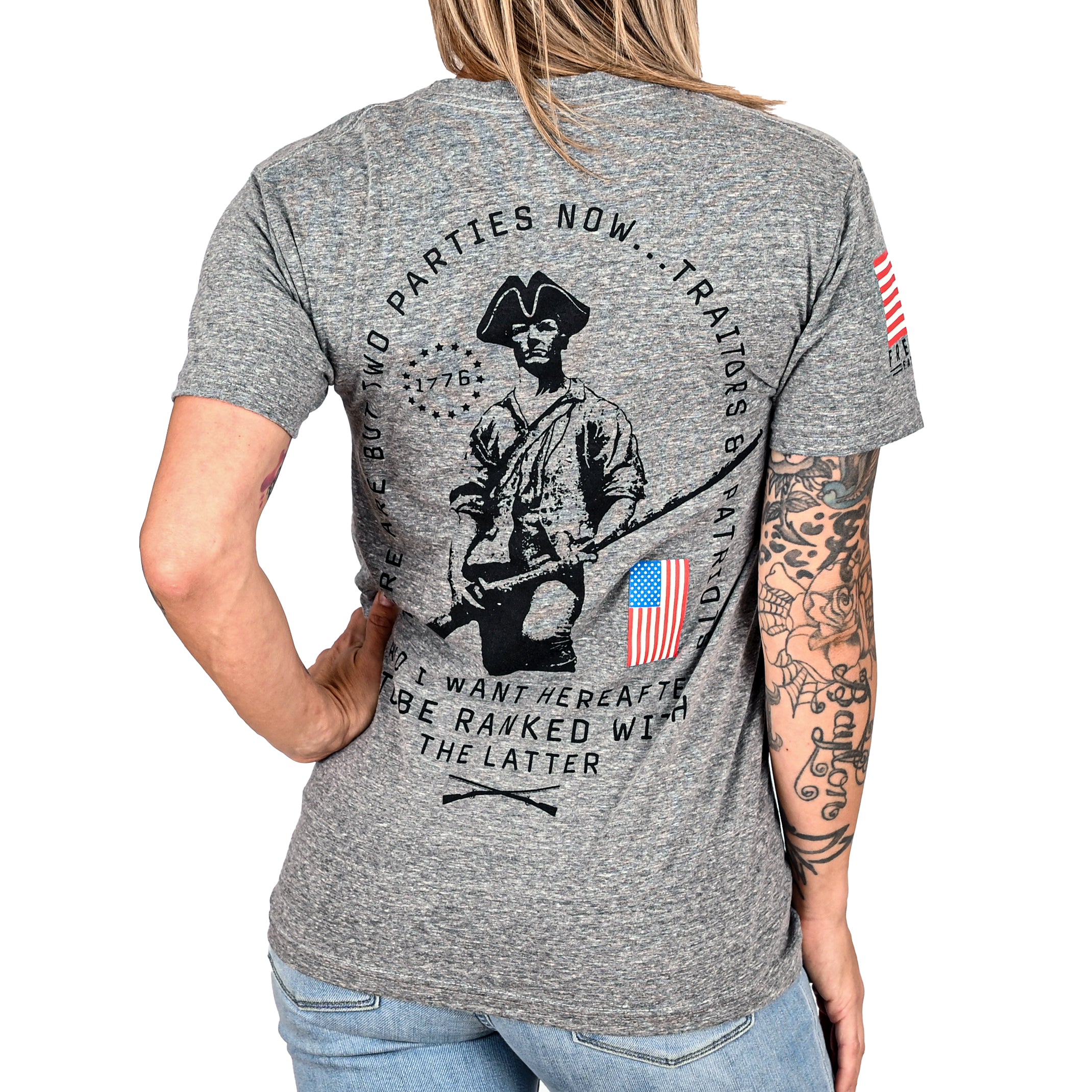 Women's Traitors & Patriots T-Shirt Online