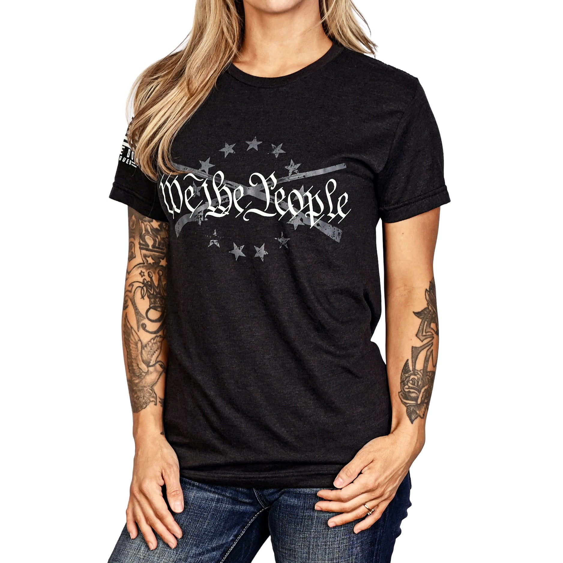 Women's We the People Boyfriend Fit Patriotic T-Shirt