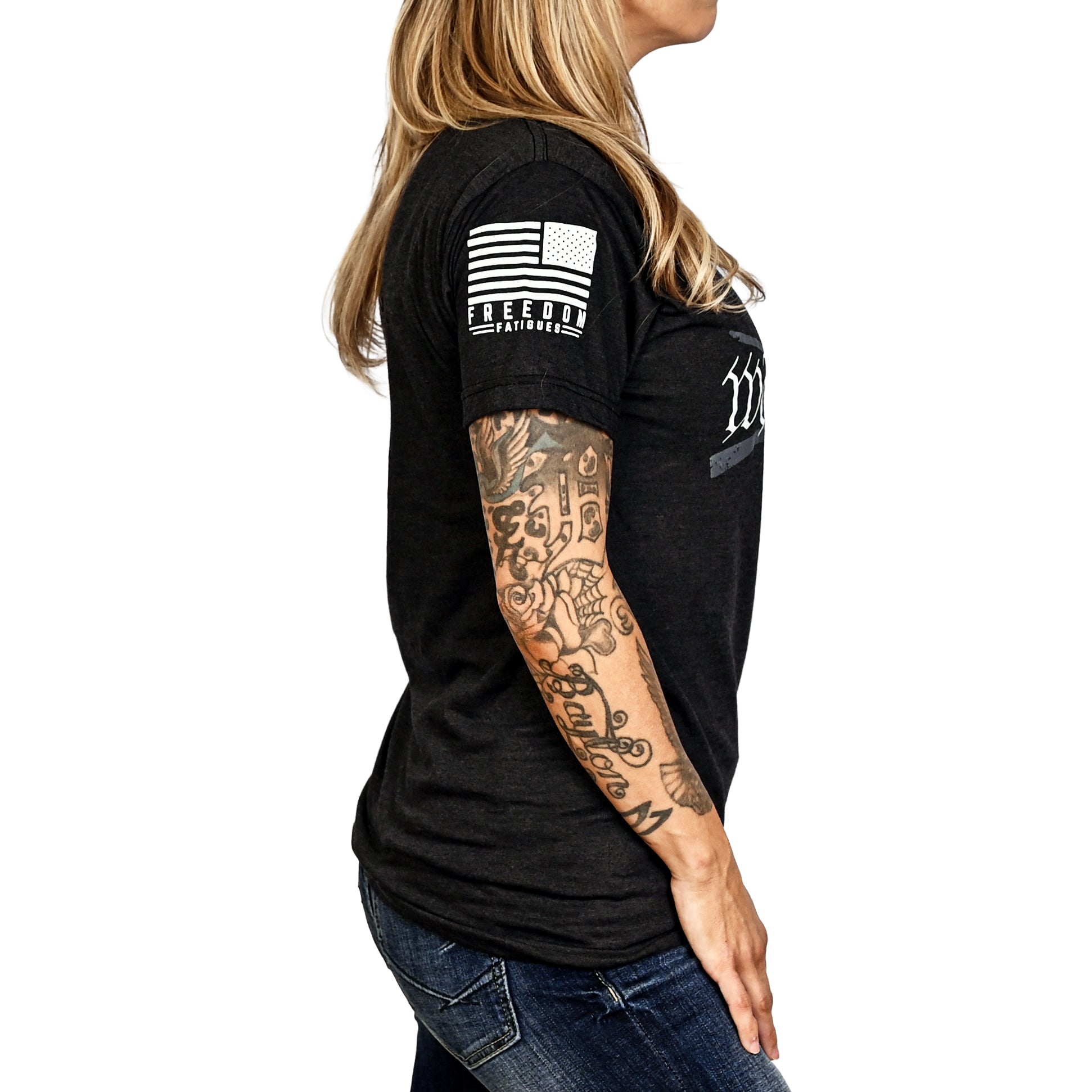 Women's We the People Boyfriend Fit Patriotic T-Shirt