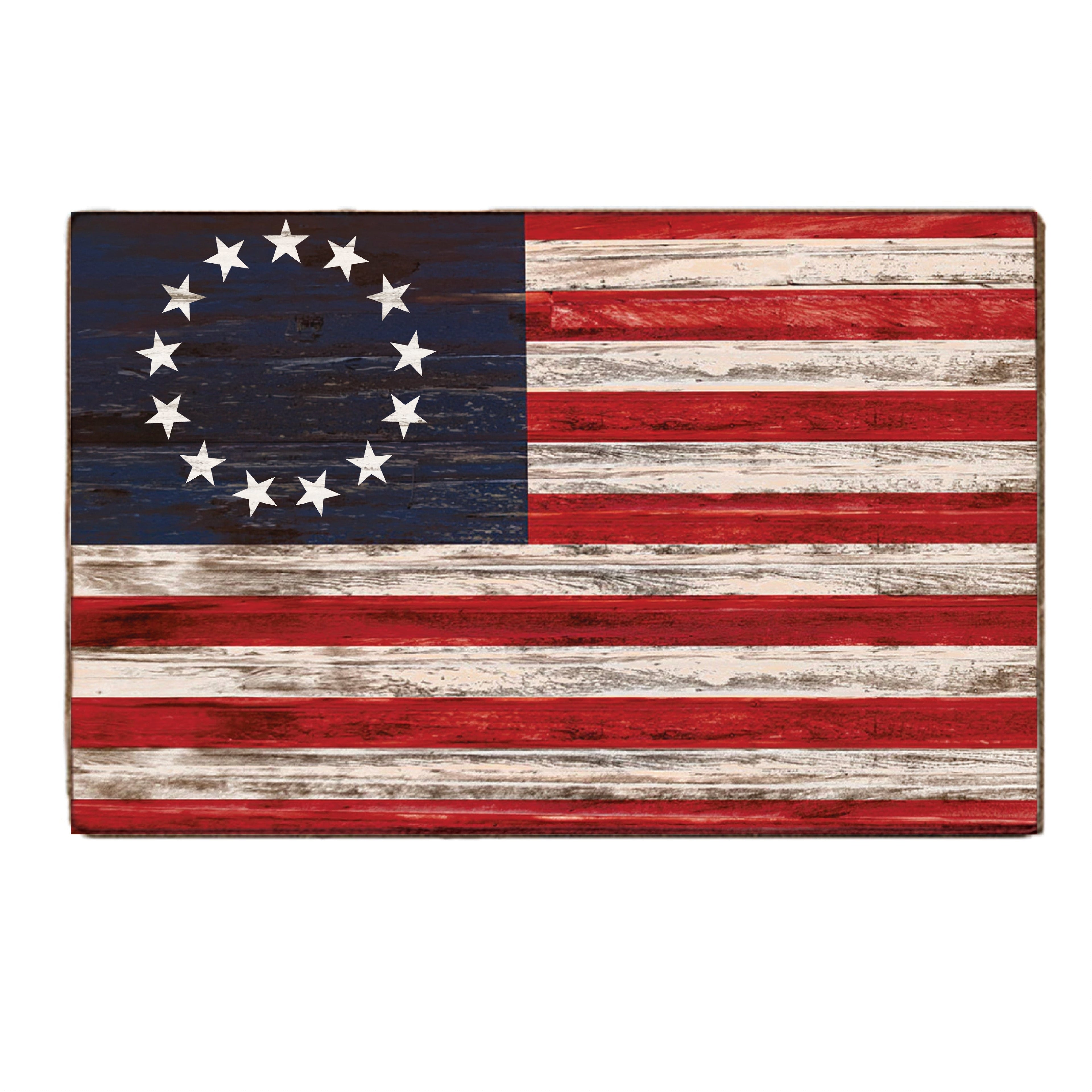 XL Betsy Ross Wooden Block