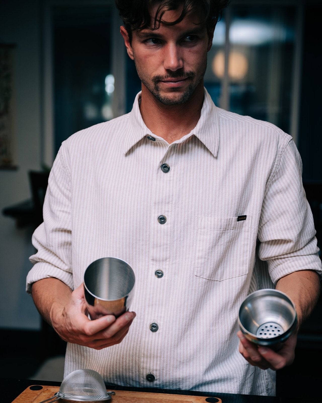 Balboa Striped Long Sleeve Shirt