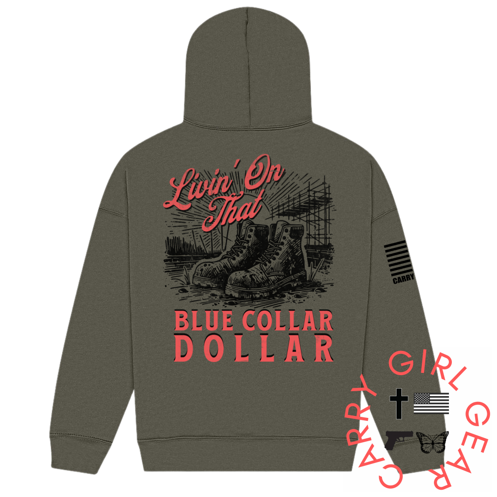 Women's Blue Collar Dollar Lounge Set