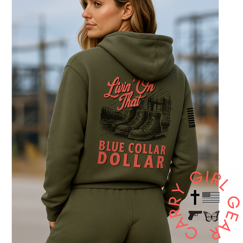 Women's Blue Collar Dollar Lounge Set