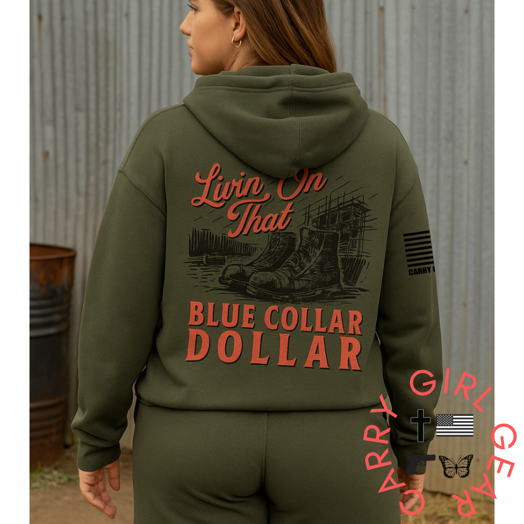 Women's Blue Collar Dollar Lounge Set