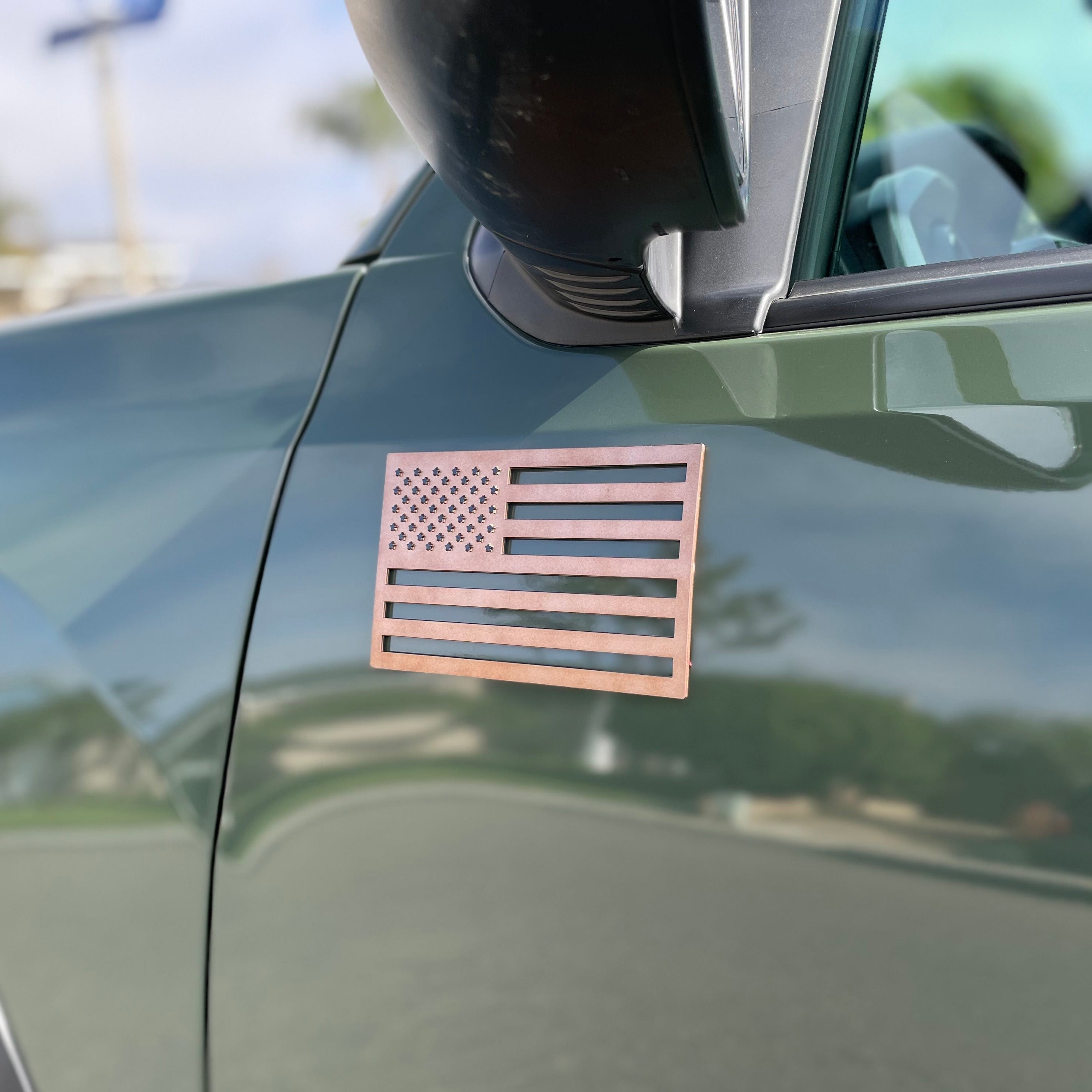 USA 3M Adhesive-Backed American Flag - (Two-Pack)