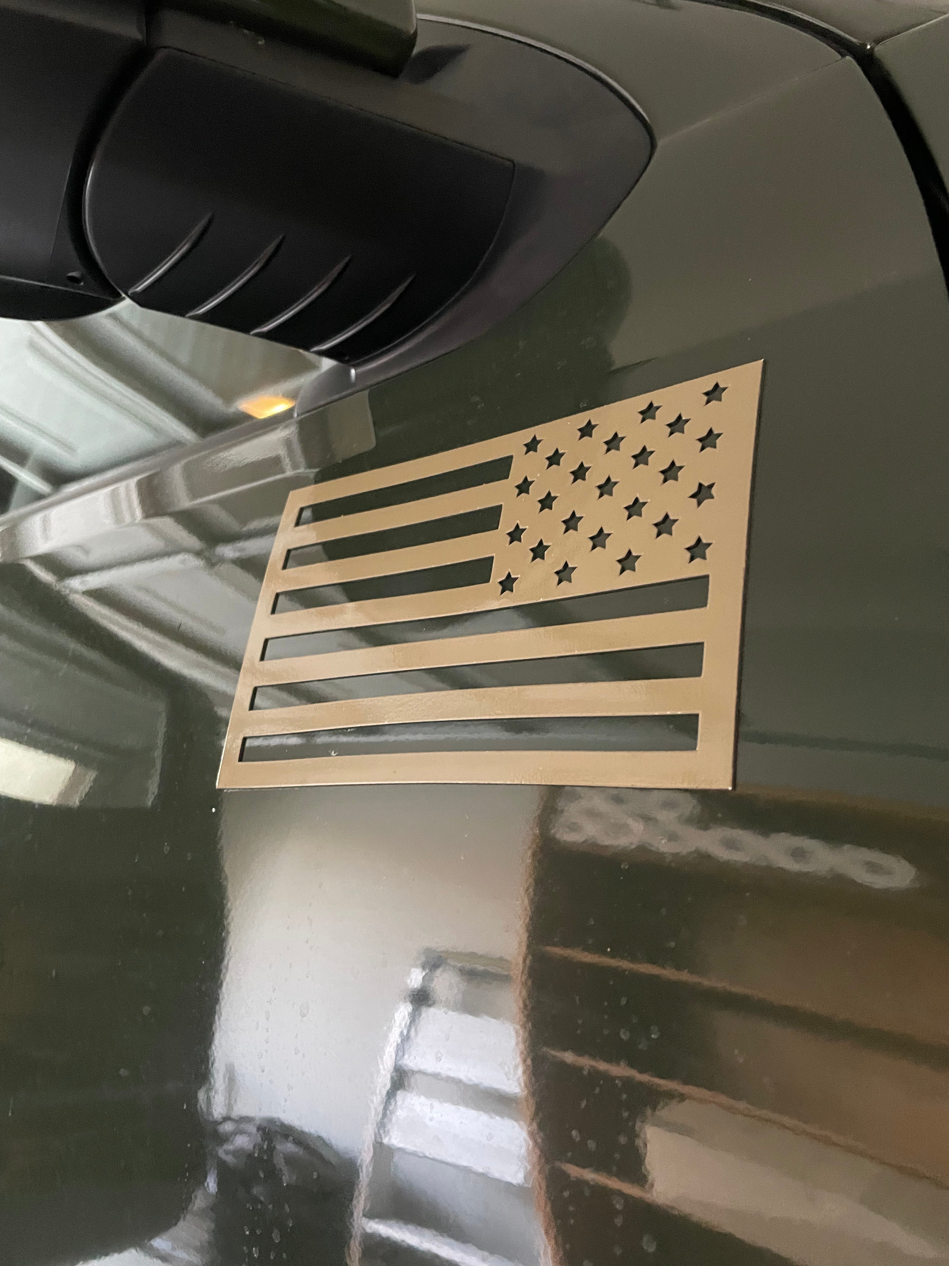American Flag Magnet Set - Desert Tan/FDE