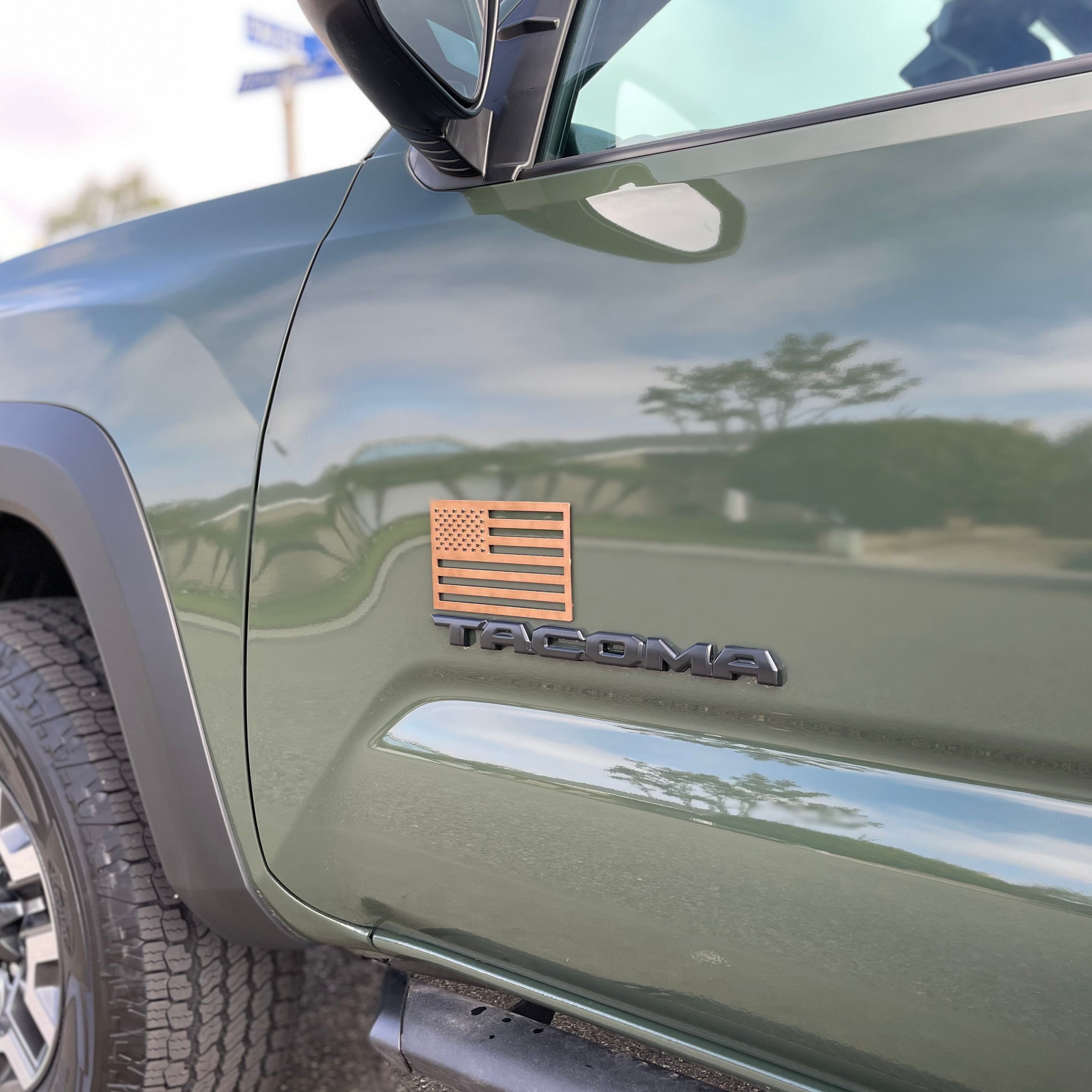 USA 3M Adhesive-Backed American Flag - (Two-Pack)