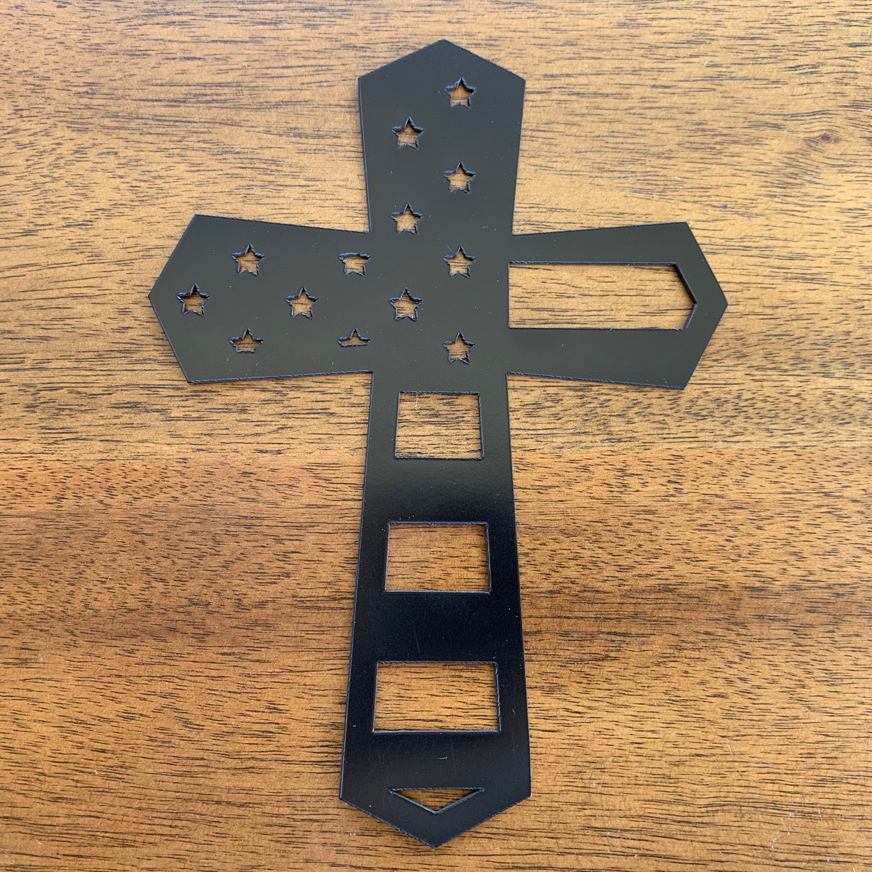 God and Country American Flag Cross Magnet