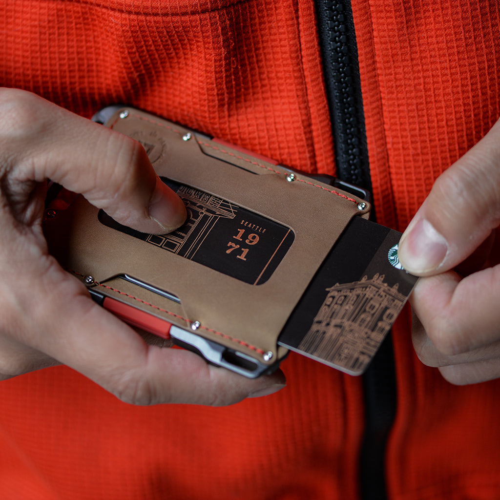 M1 Maverick Wallet - Single Pocket Leather