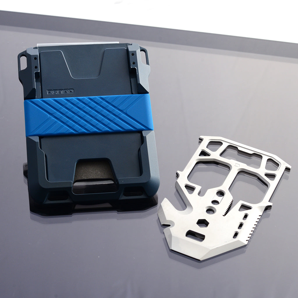 M1 Maverick™ Wallet - Spec-Ops - Single Pocket DTEX - Blue Line