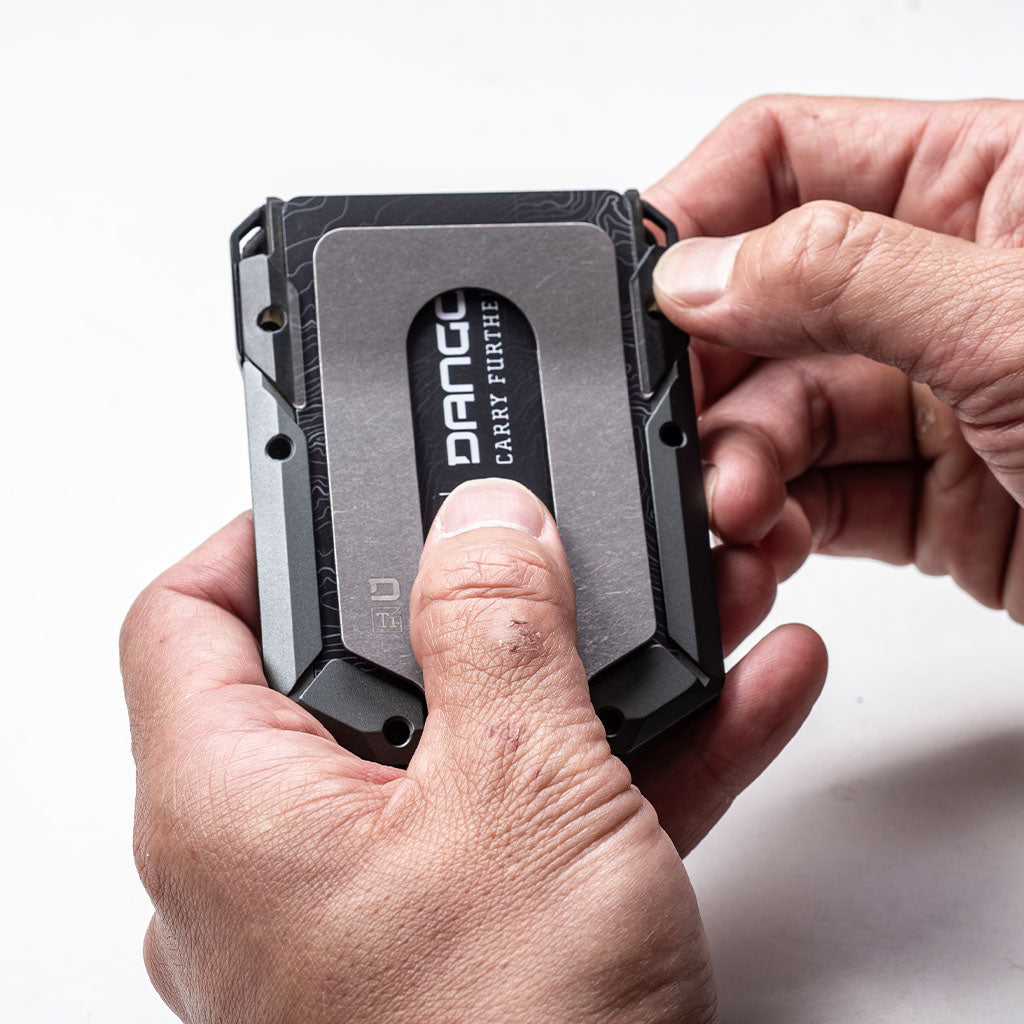 M4 Maverick Rail Wallet with Titanium Clip