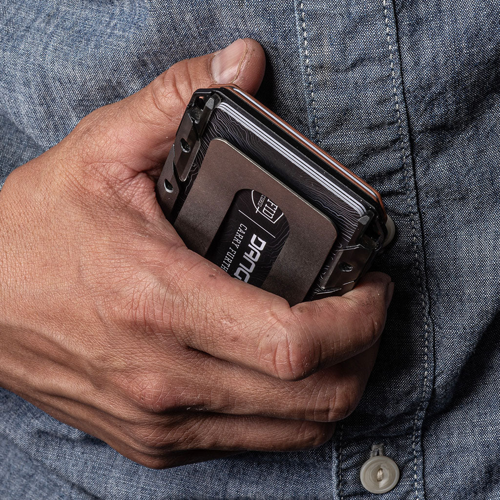 M4 Maverick Rail Wallet with Titanium Clip