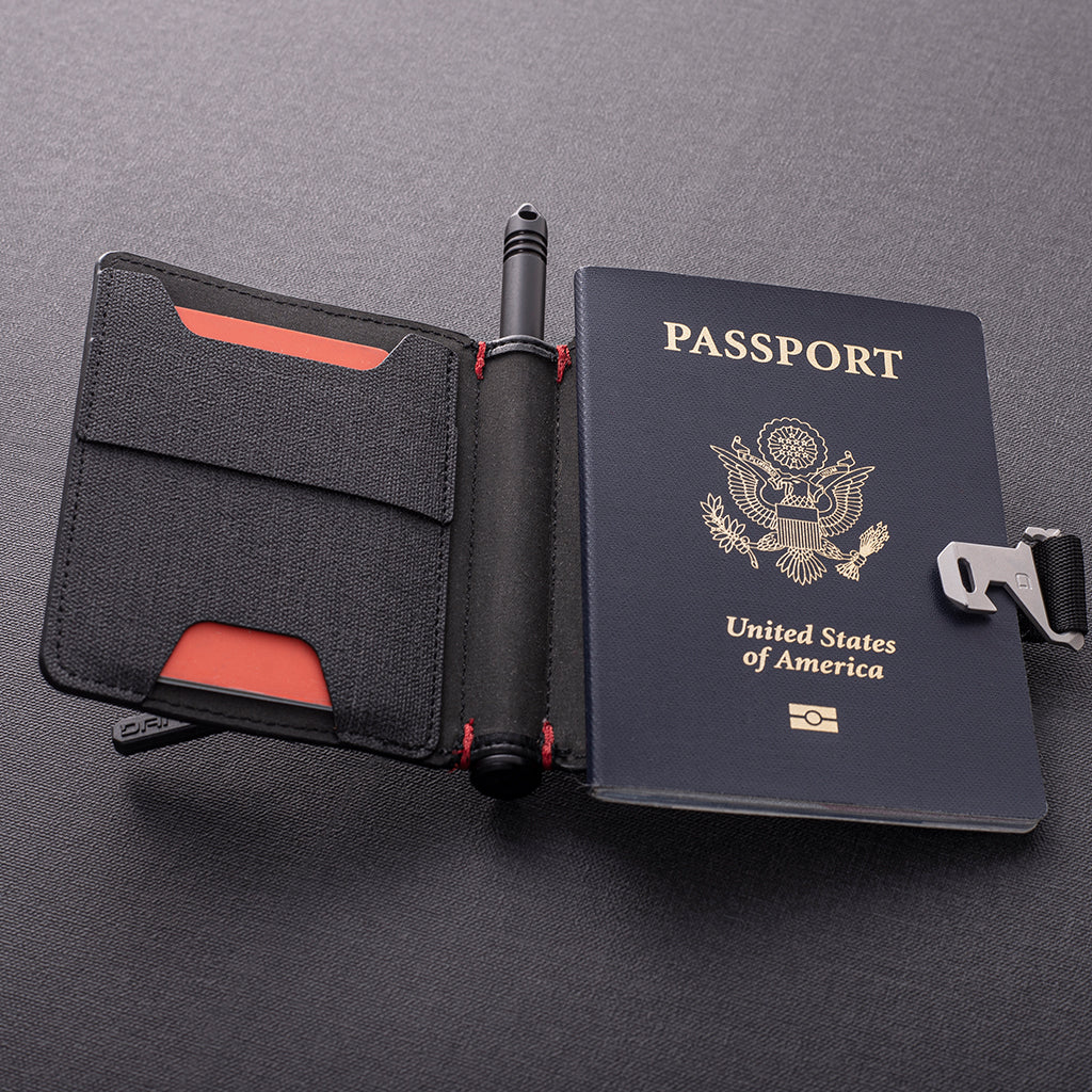 P01 Pioneer Travel Wallet with Pen & Notebook