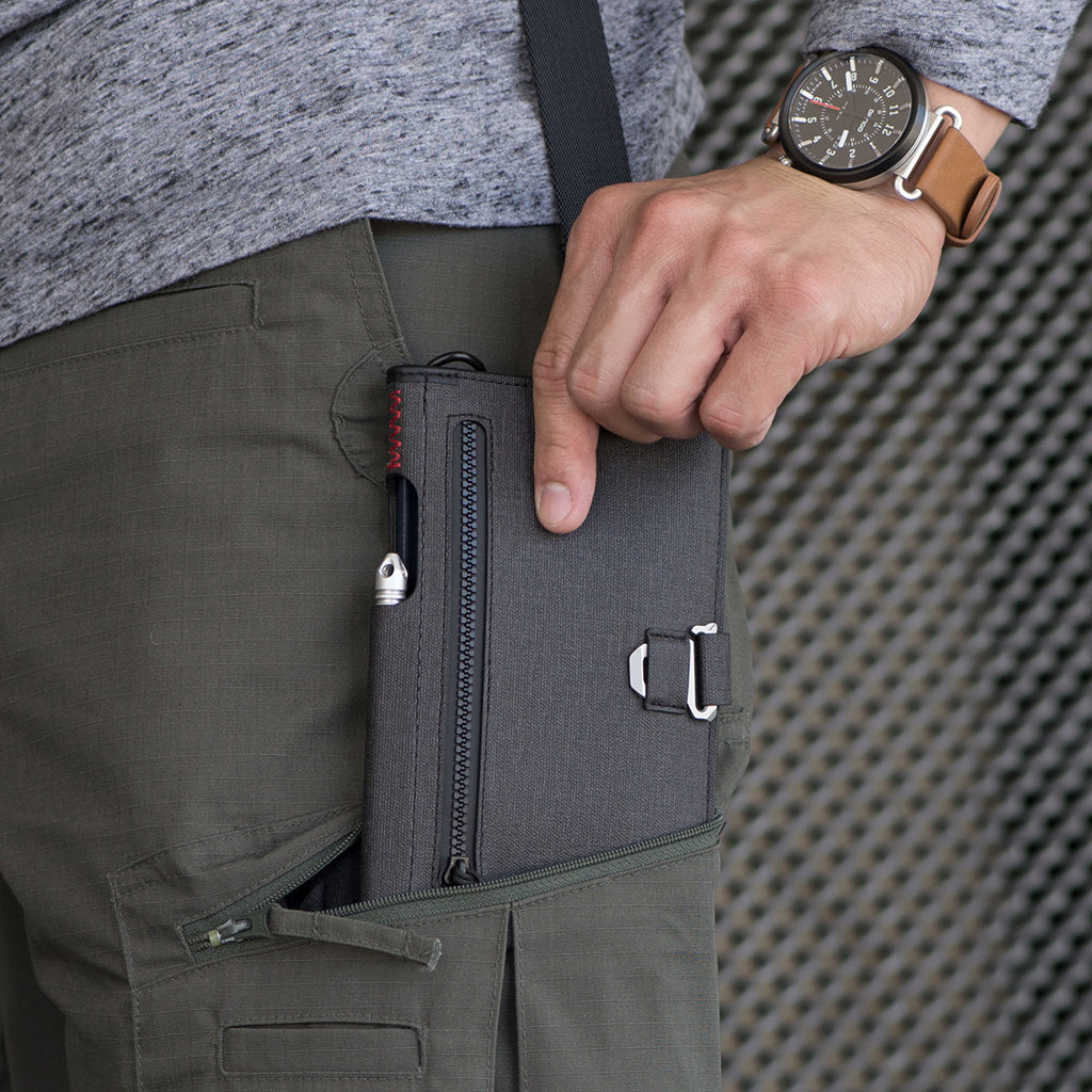 P02 Pioneer™ Travel Wallet With Pen & Notebook