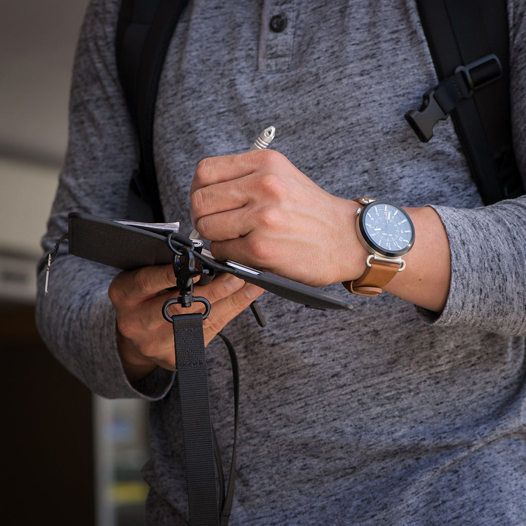 P02 Pioneer™ Travel Wallet With Pen & Notebook