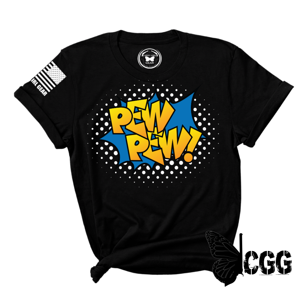 Women's "Pew Pew" Comic 2A T-shirt
